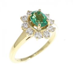 専用RJ425☆高級 エメラルド1.56ct ダイヤ プラチナ ヘッド - メルカリ