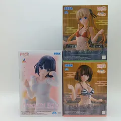 【未開封】冴えない彼女の育てかた Fine フィギュア 3体セット まとめ売り 加藤恵 澤村・スペンサー・英梨々 セガ SEGA Luminasta テルマエ・湯〜とぴあ 水着 セーター 冴えカノ C-6-3