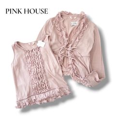 PINK HOUSE ピコフリル レース カットソー アームカバー 腕抜き付
