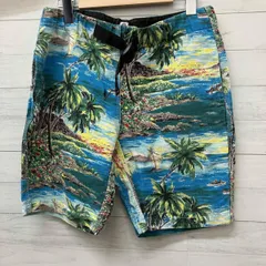 Wild Things×Kato ワイルドシングス ×カトー Island.ClimbingShorts LOT-OWPS090 ハーフパンツ ヤシの木 Sサイズ