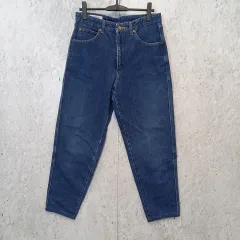 BOBSON JEANS ボブソン デニムパンツ アメカジ ワイドフィット テーパード ヨーロッパテイスト ブルー 34サイズ 〇□☆