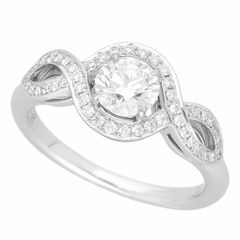 Cartier カルティエ ダイヤ イマリア リング 750 K18 WG ホワイト