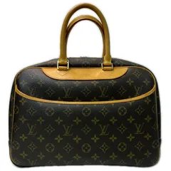 LOUIS VUITTON(ルイ・ヴィトン) ドーヴィル ハンドバッグ ブラウン号 レディース【中古】