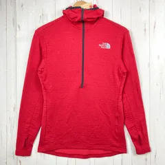 ✉️Women's M レッド系 The North Face ( ザ・ノースフェイス ) パワードライ グリッド フーディ Powerdry Grid Hoodie ポリエステル ウェア トップス アウター ジャケット フリース ポーラテック