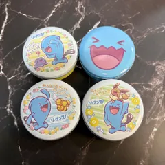 ポケモンセンター限定 丸缶コレクション カラフルラムネ みんなでソ~ナンス!4個セット(シークレット含む)のサムネイル
