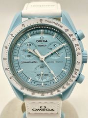 オメガスウォッチ スピードマスター ウラヌス 水色 ラバーベルト付