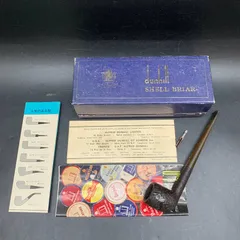 O499 dunhill ダンヒル パイプ SHELL BRIAR シェルブライヤー ブラック ブラウン 箱 栞 中古ヒビありのサムネイル
