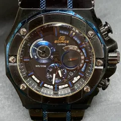 R438 可動 カシオ エディフィス CASIO EDIFICE EFX-510B クロノグラフ メンズ腕時計 ブラック系のサムネイル