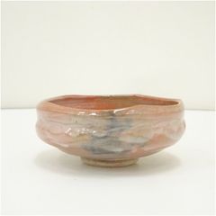 楽焼 高台寺窯 坂本仙楽 作 赤平 茶碗 共箱 無傷。 - メルカリ