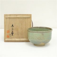共箱付き】茶道具 肥前唐津焼 抹茶碗 陶庵作 - メルカリ