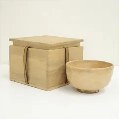 萩焼　茶碗（保護箱）  茶道 抹茶 おしゃれ 抹茶茶碗 抹茶碗 和食器 レトロ 茶器 骨董 茶わん 茶会 茶の湯