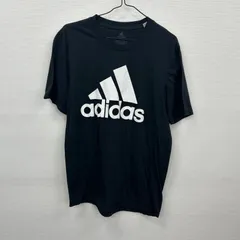 Y220 adidas Tシャツ M 黒 ロゴプリント アディダス 古着卸 アメリカ仕入