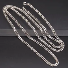 V252 ヴィンテージ SILVER925刻印 ネックレス チェーン デザイン シルバー