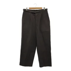 blurhms ブラームス Linen Cotton Belted Trousers BHS25F026LiCo 定価48,400円 リネン コットン ベルデッド トラウザーのサムネイル