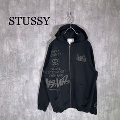レアOLD STUSSY『WORLD WIDE』スカル パーカー 80'S 90 - メルカリ