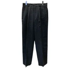 【中古】　COMME des GARCONS HOMME　スラックス　ウールパンツ　ボトムス　無地　ジップフライ　ツータック　日本製　ドメスティック　古着　/1156のサムネイル