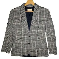 PENDLETON ペンドルトン 70-80年代/70-80's ヴィンテージ ウールジャケット チェック柄 アウター 長袖 USA製 8サイズ ネイビー/ピンク