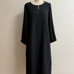 KN3568＊　4L　大きいサイズ ガールズ袖プリーツワンピース黒 ブラック 長袖 フォーマル ワンピース