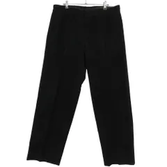 HERMES エルメス パンツ ラムレザーパイピング モールスキン トラウザー ボトムス ブラック 52【L】 メンズ 【中古】のサムネイル