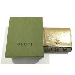 [七重浜85-4-080414nh] [併売]GUCCI グッチ　コンパクトウォレットGGマーモント LIMITED EDITION 598587[中古] [レディース]