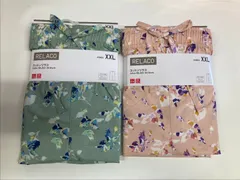 2枚セット　未使用　ユニクロ　UNIQLO 　リラコ/コットンリラコ 　 花柄グリーン/花柄ピンク