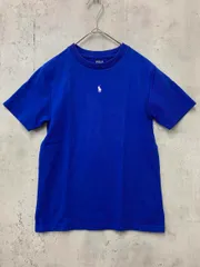 POLO RALPH LAUREN ポロ ラルフローレン ワンポイント ポニー刺繍 Tシャツ size140/青 ■■ キッズ