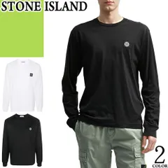 ストーンアイランド STONE ISLAND ロンT Tシャツ メンズ 長袖 2026年春夏新作 ロゴ クルーネック 丸首 ブランド 黒 ブラック SLIM FIT LS T-SHIRT WITH COMPASS PATCH 2100031 S001のサムネイル