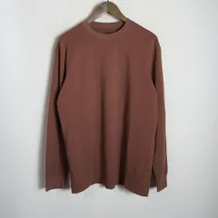 UNIQLO ユニクロ ヒートテック コットン クルーネック T 長袖 ロンT 371-432513 ブラウン L ●★4のサムネイル