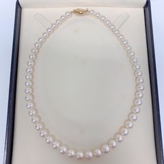 大幅値下げ！TASAKI 9.2〜9.5mmパールネックレス 43cm 現行品 | Mercari