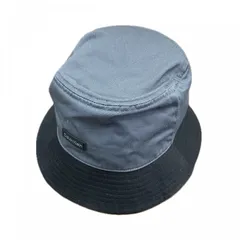 Calvin Klein　カルバンクライン　カラーブロッキングバケットハット　黒　ブラック　グレー　OSサイズ　古着