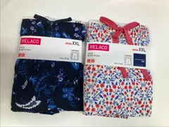 2枚セット　未使用　ユニクロ　UNIQLO 　リラコ/コットンリラコ 　 ホワイト花柄/ネイビー花柄