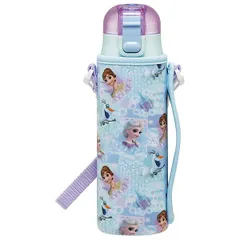 アナと雪の女王 26 ロック付ワンプッシュダイレクトボトル470ml ボトルカバー付 スケーター