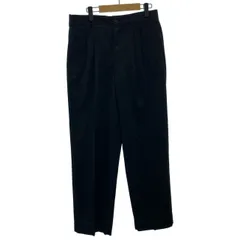 【中古】　COMME des GARCONS HOMME　スラックス　90s vintage　90年代　OLD　AD1990　ウールパンツ　ジップフライ　無地　ツータック　センタープレス　日本製　ドメスティック　古着　/1156