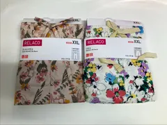 2枚セット　未使用　ユニクロ　UNIQLO 　リラコ/コットンリラコ 　 花柄ホワイト/花柄薄ピンク