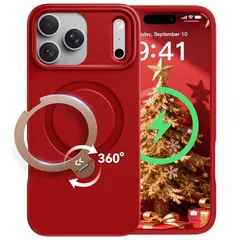 【新品】 【2026新登場・機能美の極み】CASEKOO iPhone 17 Pro Max 用 ケース 360度回転スタンド MagSafe対応 米軍MIL規格 360°全方向耐衝撃 滑り止め マット仕上げ 黄変防止 ワイヤレス充電対応 ストラップホール 1