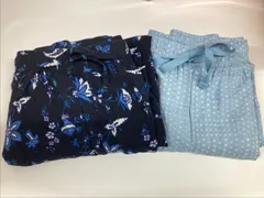 2枚セット　未使用　ユニクロ　UNIQLO 　リラコ/コットンリラコ 　 花柄ネイビー/ドット