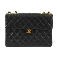 CHANEL シャネル マトラッセ30 キャビアスキン チェーンショルダー ブラック 管理番号：10972 楽天市場】極美品 シャネル マトラッセ30 チェーンショルダー キャビア