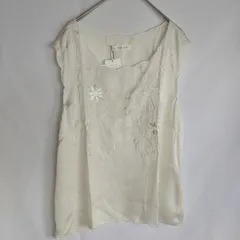 M1-02959 【Women】 LOWRYS FARM (ローリーズファーム) タグ付き ノースリーブ (M) / オフホワイト K-夏