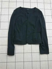 ◇ ⊂ a.v.v アー・ヴェ・ヴェ ノーカラージャケット ネイビー系 レディース E  【1603160012426】