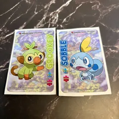 【希少品】ポケモンセンターシンガポール限定品 メッソン サルノリ 3M ステッカー 2枚セットのサムネイル