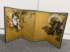 屏風 虎 と龍 4枚 大型 - メルカリ