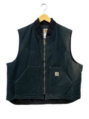 carhartt カーハート【S】希少サイズ ダックベスト グリーン 中綿 古着