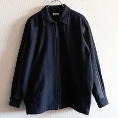 【90S/アーカイブ】COMME des GARCONS HOMME【袖ライン ジップアップ ウール ジャケット】 コムデギャルソンオム 25110831