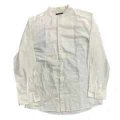 186005 現状品 LOUIS VUITTON ルイ・ヴィトン シルク コットン シャツ バンドカラー  ホワイト メンズのサムネイル