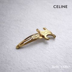 美品】CELINE トリオンフ ヘアクリップ アイスブルー - メルカリ