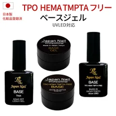 ベースジェル 日本製 自爪を削る必要無し最大３ヶ月剥がれないノンサンディング ジェルネイルベースコートLEDUV対応 ジャパンネイルプロフェッショナルシリーズ