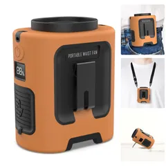 [2025アップグレード]ベルトファン 腰掛け扇風機 4段階調節 13000RPM 超強風 最長22時間動作 首掛け扇風機 携帯扇風機 ポータブルファン 倉庫作業 登山/徒歩/工事現場/農作業/釣りなどアウトドア 屋外作業適用 両手解放 熱中症予防 (Orae