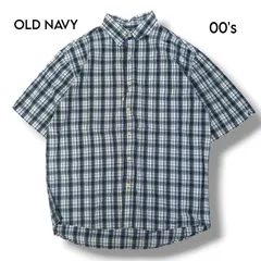 △【OLD NAVY】半袖チェックシャツ　S