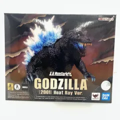 【中古】バンダイ S.H.MonsterArts ゴジラ(2001)放射熱線Ver. ゴジラ・モスラ・キングギドラ 大怪獣総攻撃[10]のサムネイル
