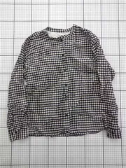 ◇ Θ 無印良品 ギンガムチェック長袖シャツ Lサイズ メンズ E  【1604030018180】